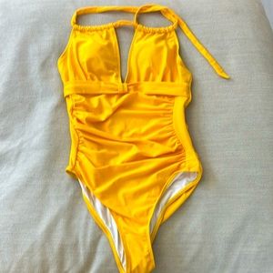 Rare smismivo bathing suit! Yellow size medium